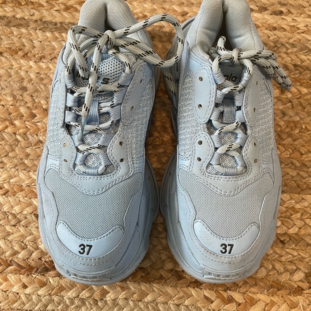 Balenciaga Triple S Sneakers (Light Blue) 37 - Picture 1 of 3